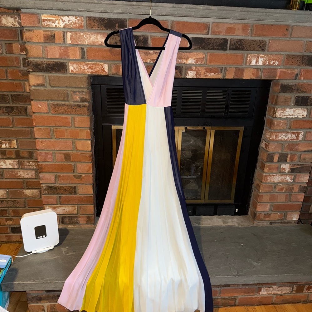 ASOS Multicolor Pleated Dress - Picture 2 of 5